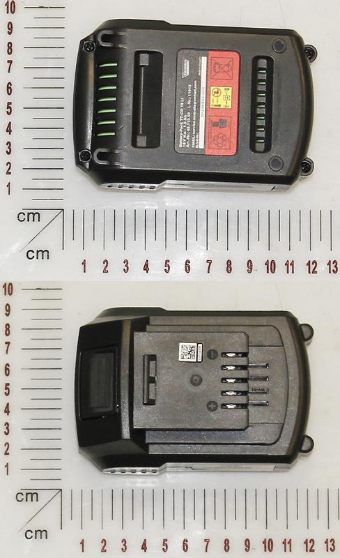 Productimage Battery Battery f. TT-CW 18 Li; AUS
