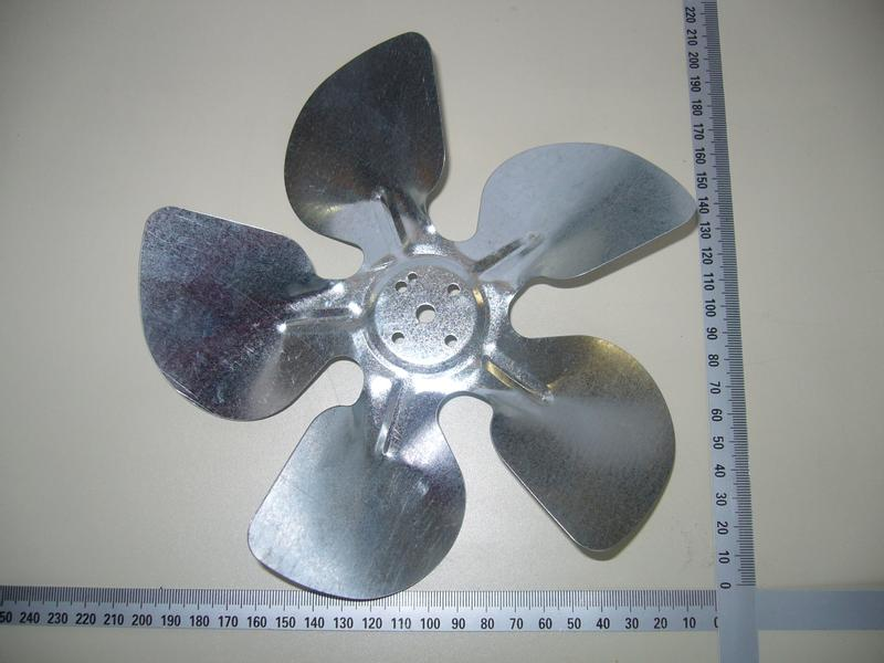 Productimage  fan wing HGG 34° steel galv.