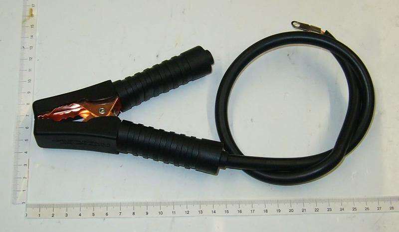 Productimage  cable with clamp black