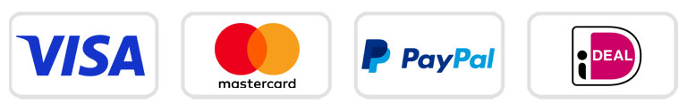 Payment methods: Visa, Mastercard, Paypal and Invoice