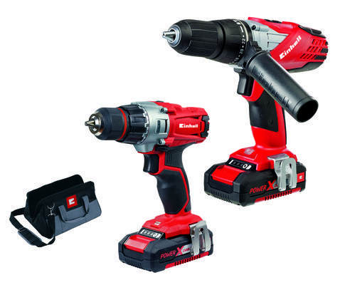 18V Cordless Drill Twin Pack