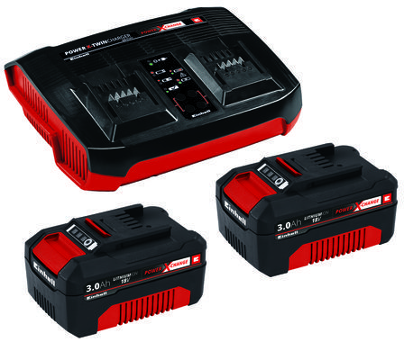 einhell-accessory pxc-starter-kit 2x-3,0ah-&-twincharger-kit productimage 1