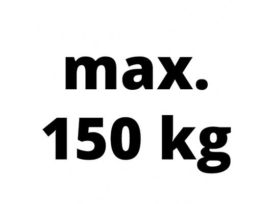 Maximal-150-Kilogramm-Belastung