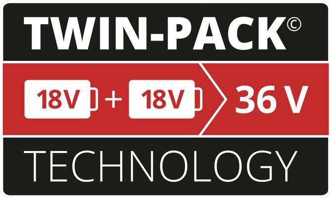 2x 18V 2,5Ah PXC-Twinpack