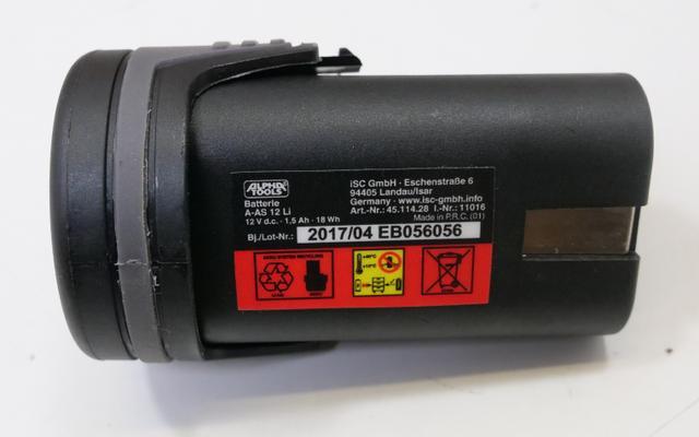 Battery for A-AS 12 Li