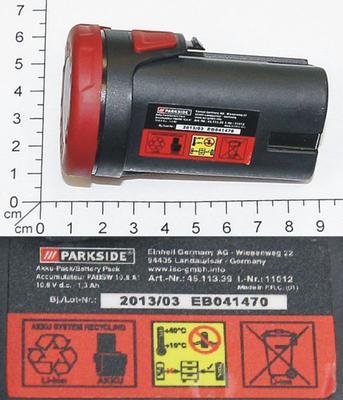 (Battery) A1 Einhell / - Service - Zubehör 10.8 PABSW Ersatzteile