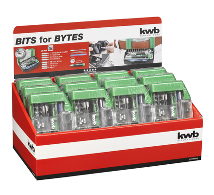 Caja de puntas BITS for BYTES, 30 piezas