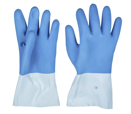 Fliesen/Bau-Handschuh, Latex mit hochwertigem Baumwollfutter