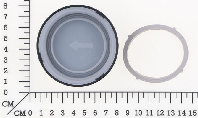 Drain cap with gasket